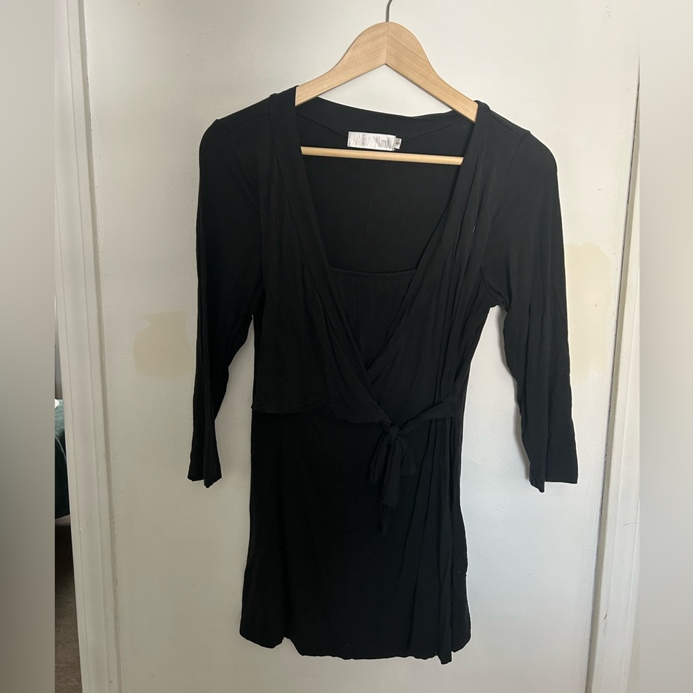 Latched Mama wrap nursing top